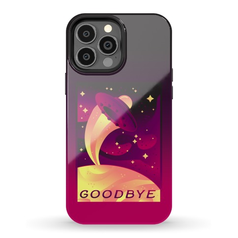 Goodbye Earth Travel Poster Phone Case