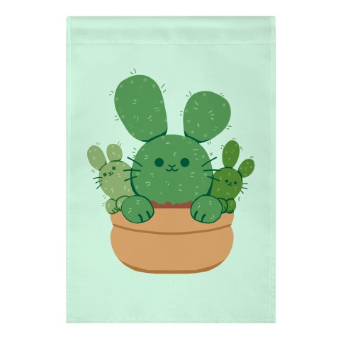 Bunny Ear Cactus Garden Flag