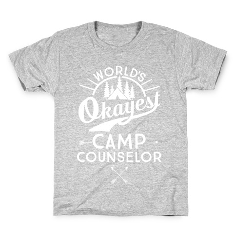 World's Okayest Camp Counselor Kids T-Shirt