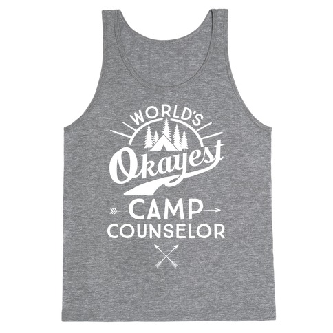 World's Okayest Camp Counselor Tank Top