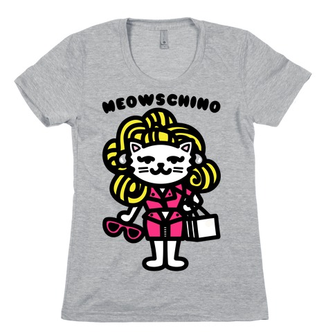 Meowschino Parody Womens T-Shirt