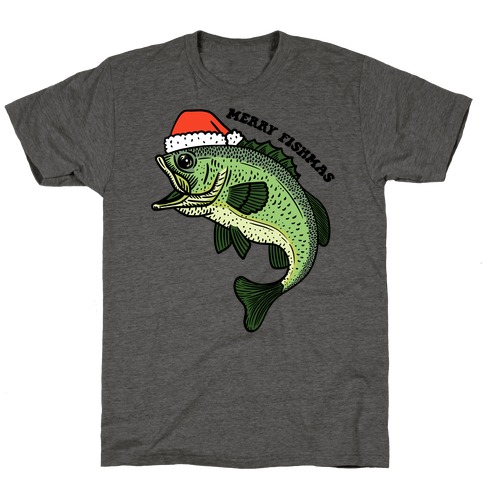 Merry Fishmas Bass T-Shirt