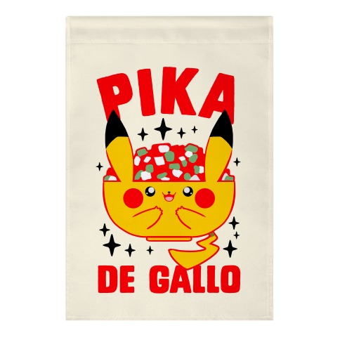 Pika De Gallo Garden Flag