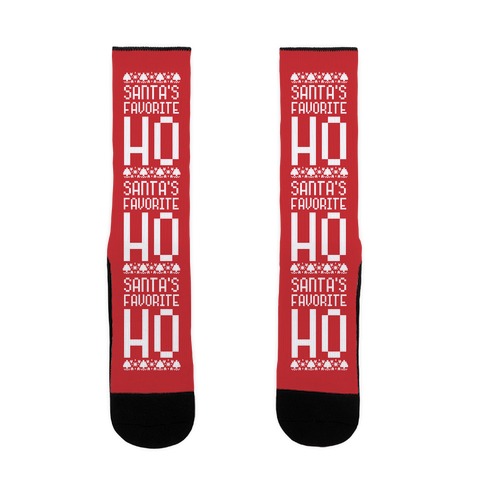 Santa's Favorite Ho Sock