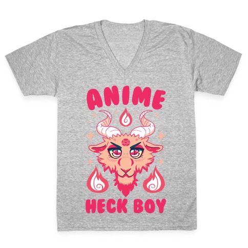 Anime Heck Boy V-Neck Tee Shirt