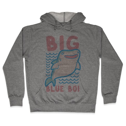 Big Blue Boi - Whale Shark Hooded Sweatshirt