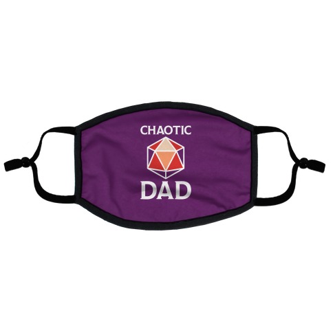 Chaotic Dad Flat Face Mask