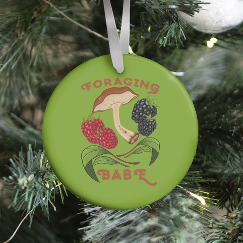 Foraging Babe Ornament