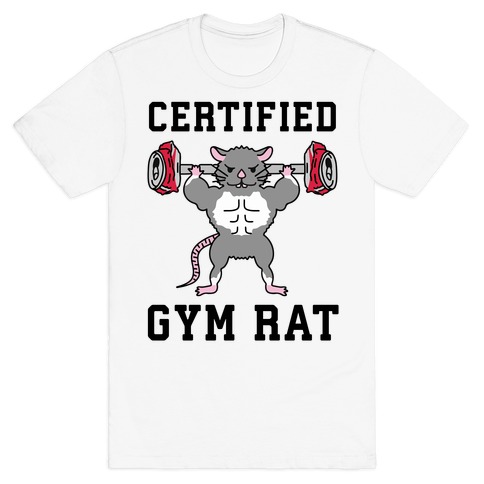 Gym Rat Club Gym Workout Empowering T-Shirts