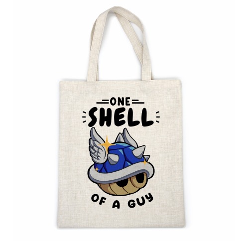 One Shell of A Guy: Blueshell Ver Casual Tote