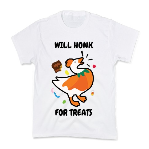Will Honk for Treats Kids T-Shirt