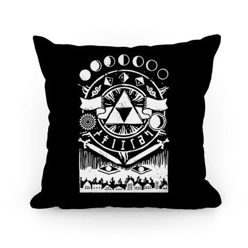 Hyrule Occult Symbols Pillow