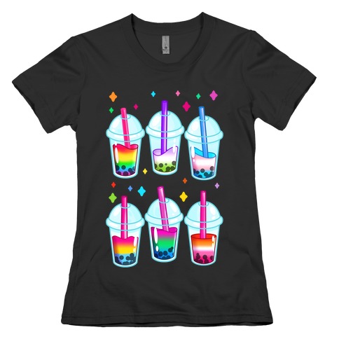 Pride Bubble Tea Womens T-Shirt