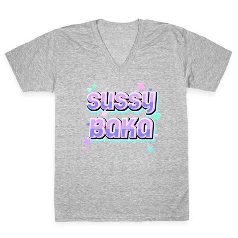 Sussy Baka V-Neck Tee Shirt