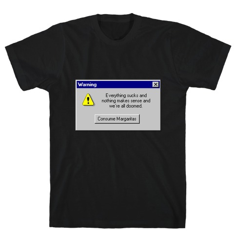 Windows 95 Consume Margaritas T-Shirt