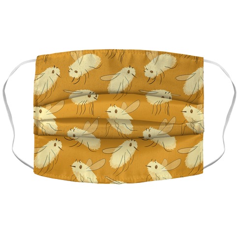 Bee Fly Pattern Accordion Face Mask