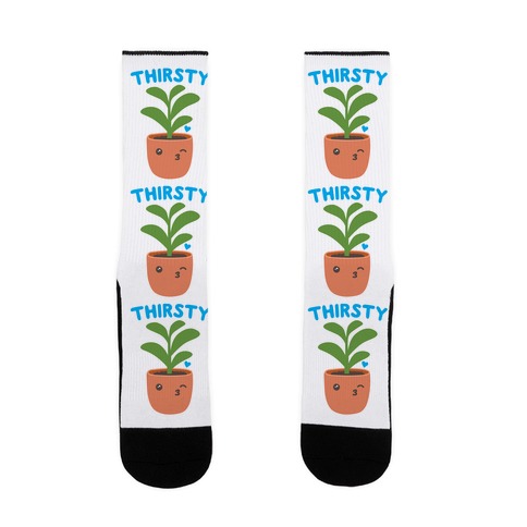 Thirsty Plant Sock