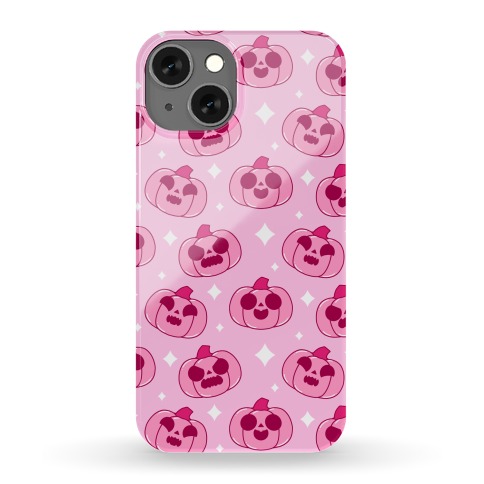 Kawaii Pumpkins Pattern Pink Phone Case