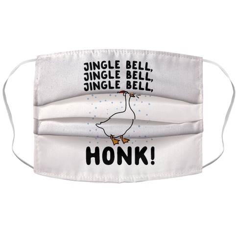 Jingle Bell Honk (Goose Parody) Accordion Face Mask