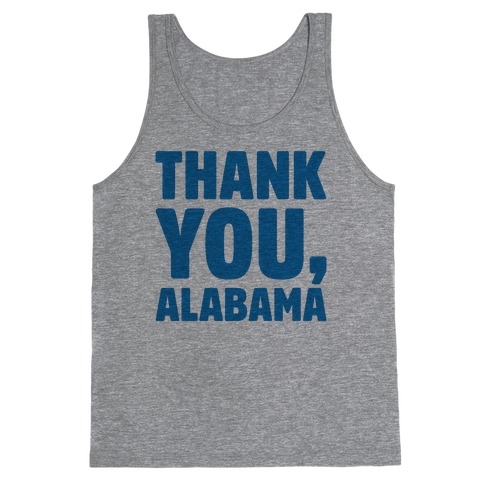 Thank You Alabama Tank Top
