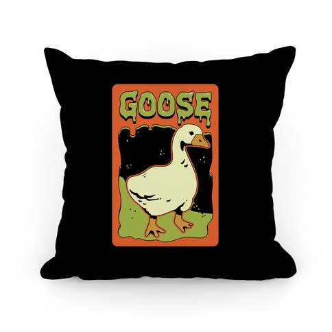 Goose Horror Parody Pillow