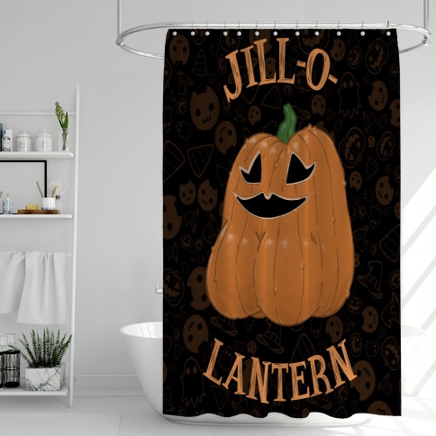 Jill-O-Lantern Shower Curtain
