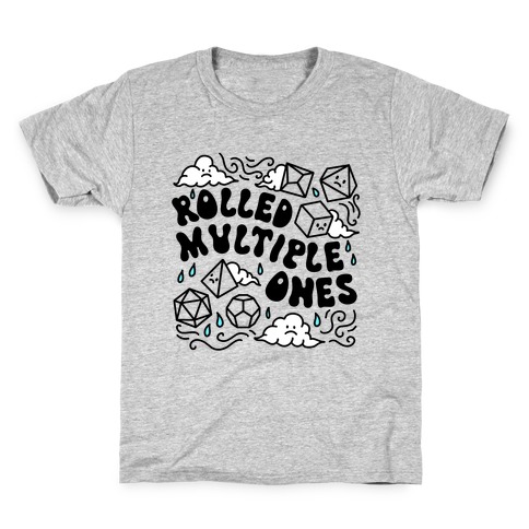 Rolled Multiple Ones Kids T-Shirt