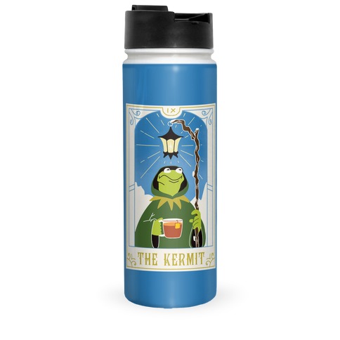 The Kermit Tarot Card Travel Mug