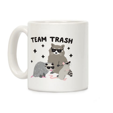 18x18 Multicolor Team Trash Gang XeirePrint Rat Raccoon Opossum-Team Trash Gang-Garbage Gangsters Throw Pillow 