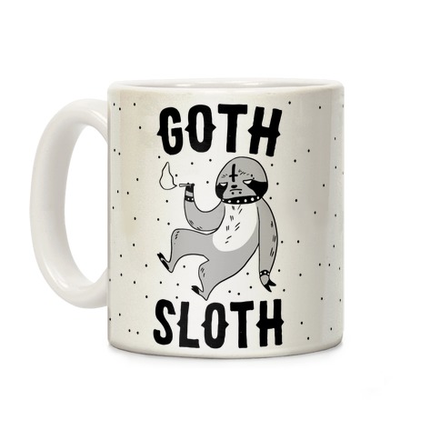 Goth Sloth Coffee Mug