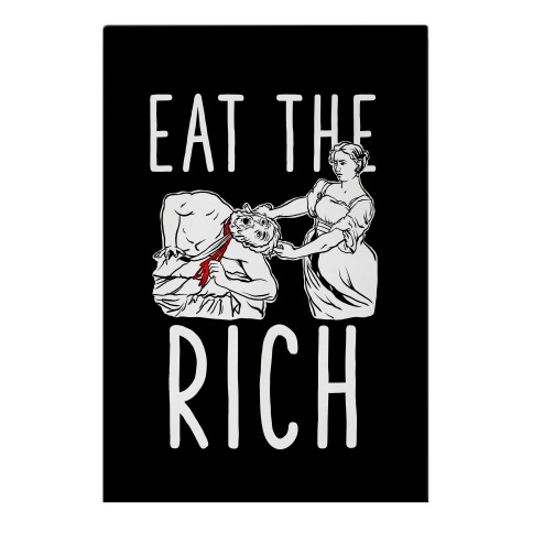 Eat The Rich Judith Beheading Holofernes Garden Flag