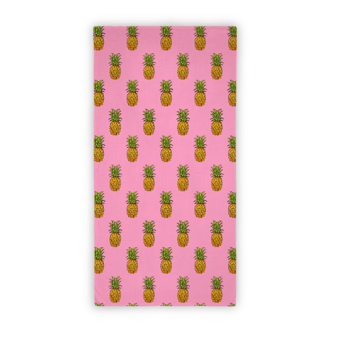 pink beach towel