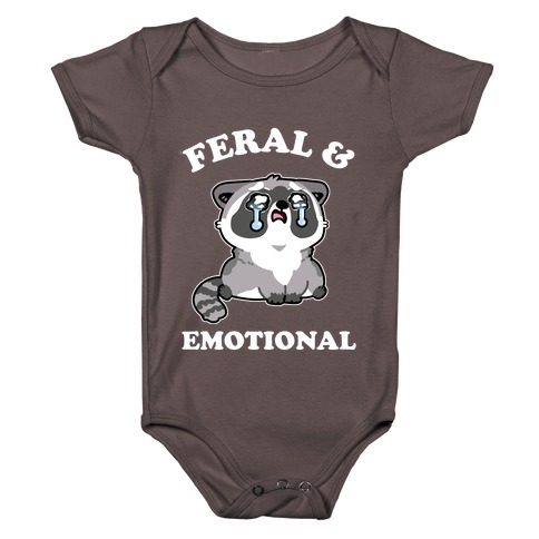 Feral & Emotional  Baby One-Piece