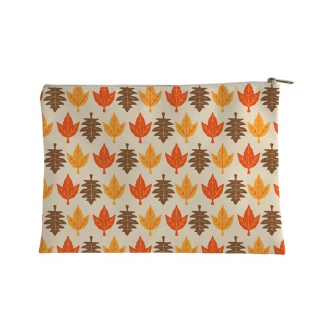 Autumn Leaves Pattern Accessory Bag