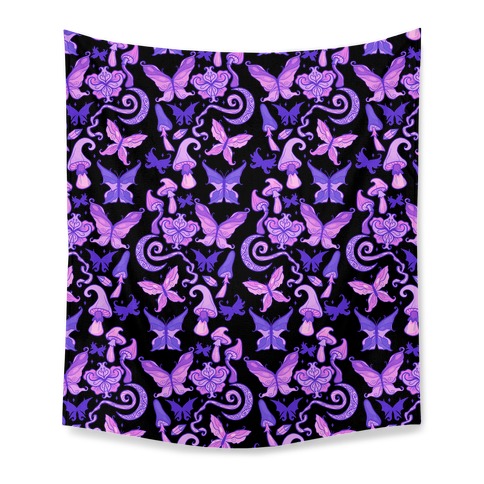 Fairy Goth Pattern Tapestry