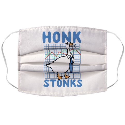 Honk Stonks Accordion Face Mask
