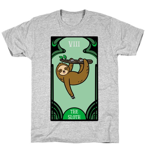 The Sloth Tarot Card T-Shirt