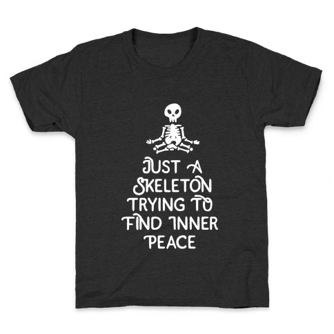 Skeleton Peace Kids T-Shirt
