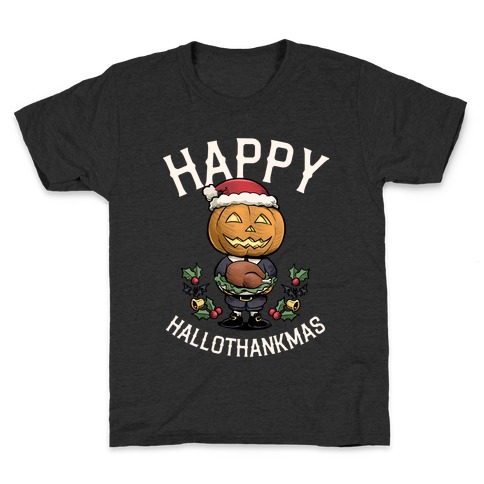 Happy Hallothankmas  Kids T-Shirt