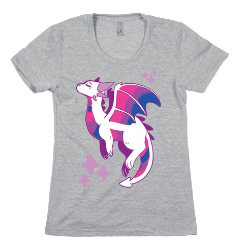 Bi Pride Dragon Womens T-Shirt