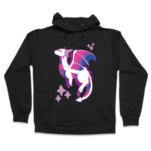 Bi Pride Dragon Hooded Sweatshirt