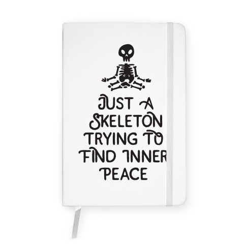 Skeleton Peace Notebook