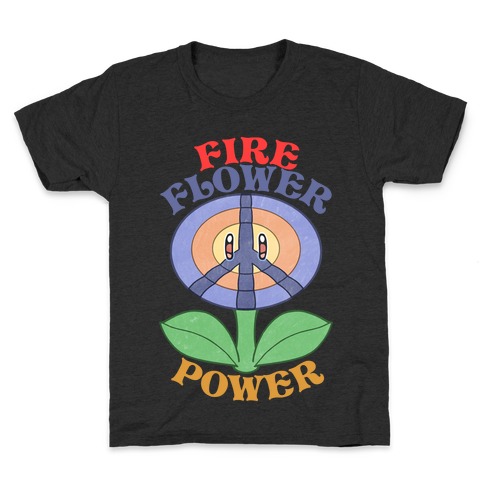 Fire Flower Power Kids T-Shirt