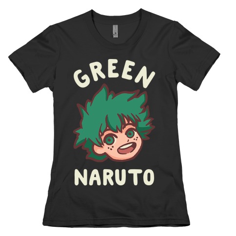 Green Naruto Womens T-Shirt