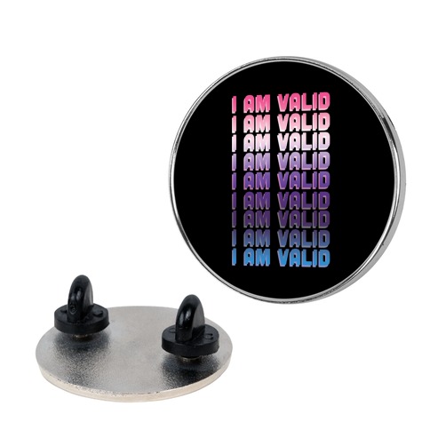 I Am Valid - Genderfluid Pin