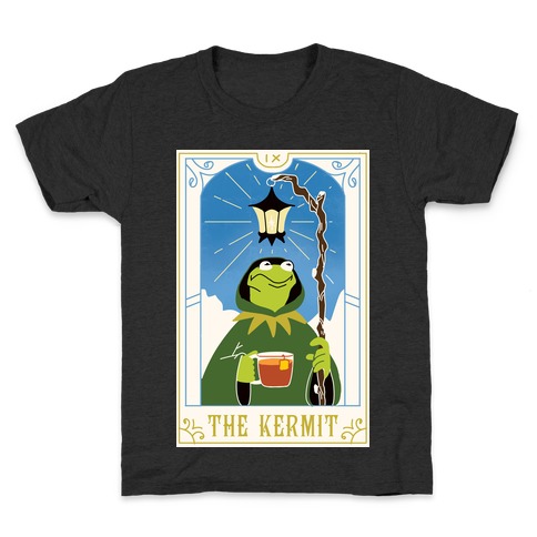 The Kermit Tarot Card Kids T-Shirt