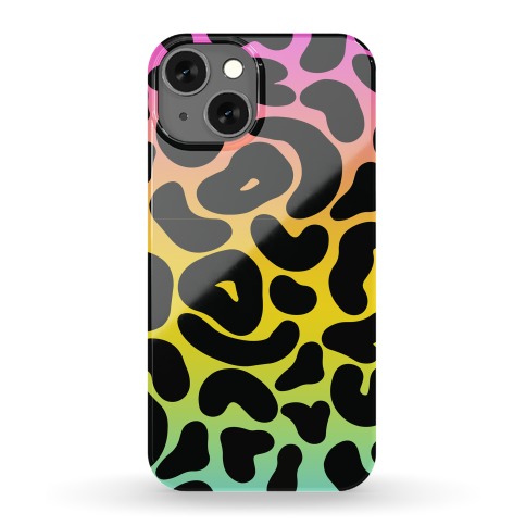 Rainbow Cheetah Print Phone Case