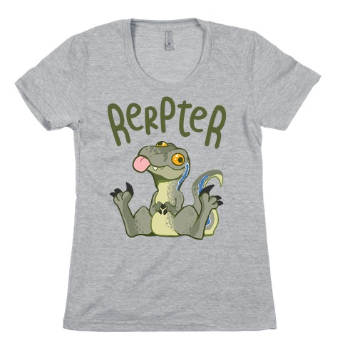 Derpy Raptor Rerpter Womens T-Shirt