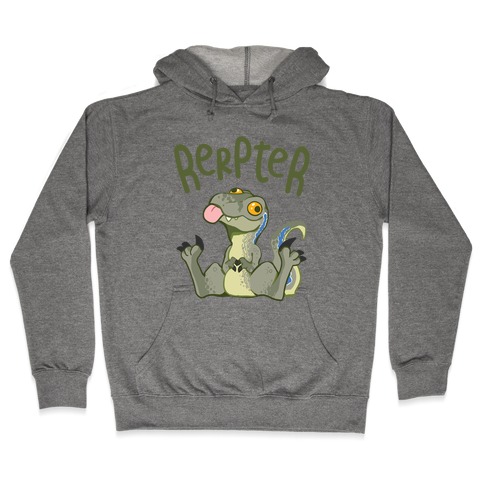 Derpy Raptor Rerpter Hooded Sweatshirt