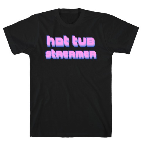 Purple Hot Tub Streamer T-Shirt
